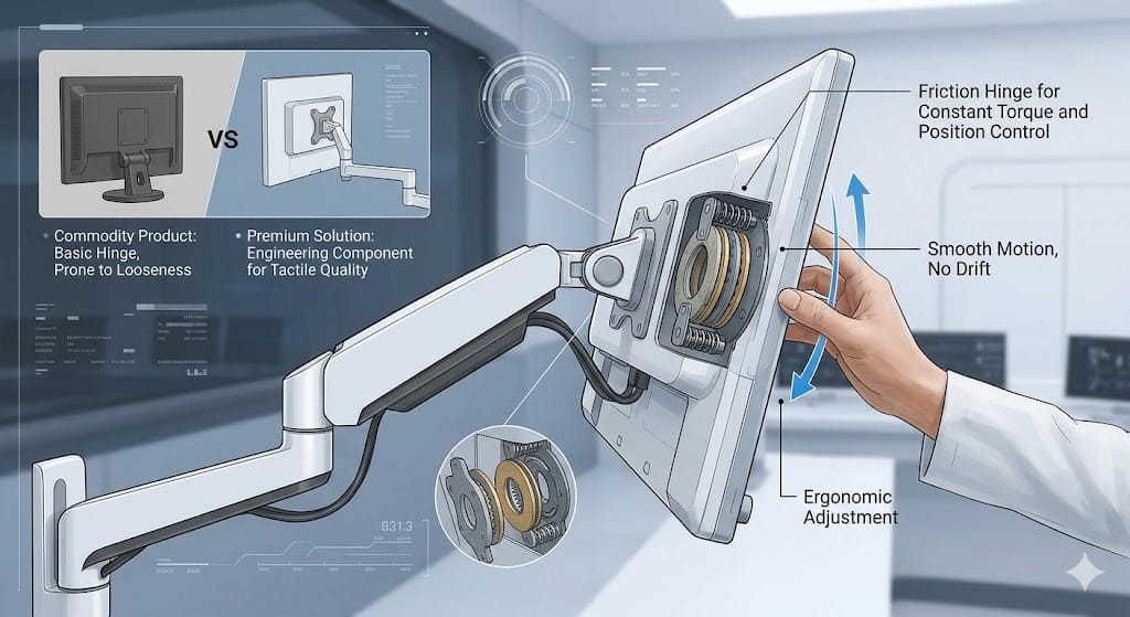 Engineering the Perfect Friction Hinge: A Comprehensive Guide to Friction Hinge Technology 2 How does a friction hinge work