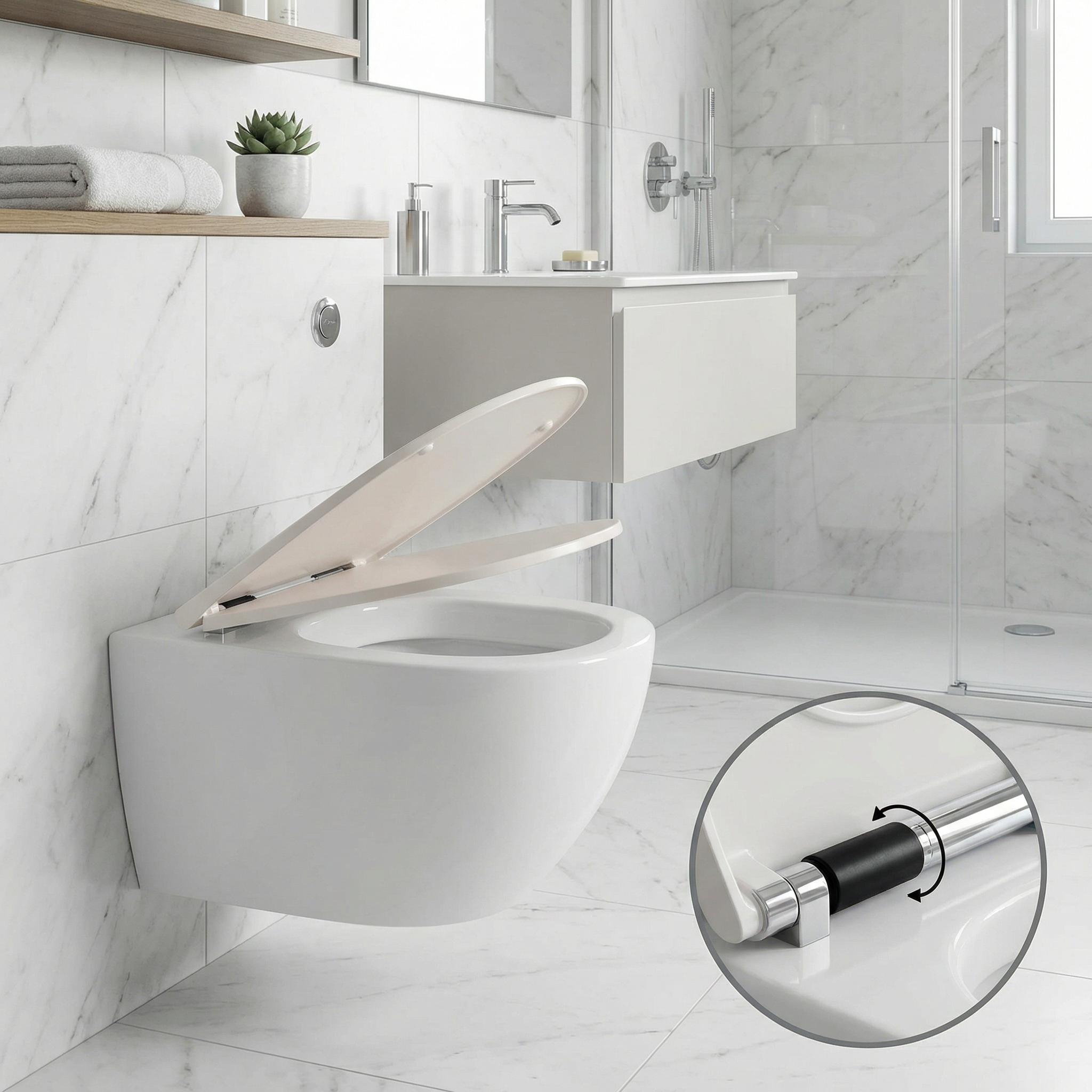 Jan rotary damper hinges furniture