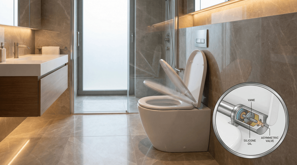 The Science of Soft-Close Dampers in Sanitary Ware 1 Soft Close Dampers toilet seat