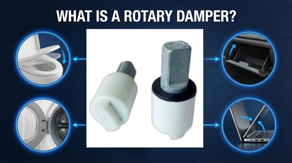 what is rotary damper? How Does a Rotary Damper Work?