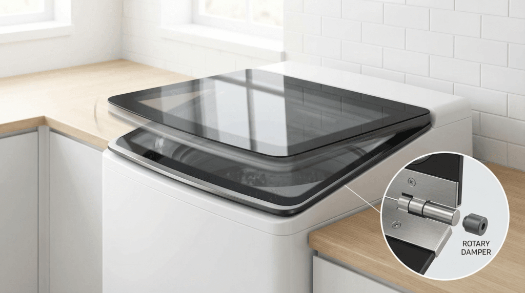 Say Goodbye to the 'Slam' and 'Sag': Rotary Dampers and Friction Hinges Guide to Solving Lid Slamming and Unstable Positioning in Product Design 2 image 3
