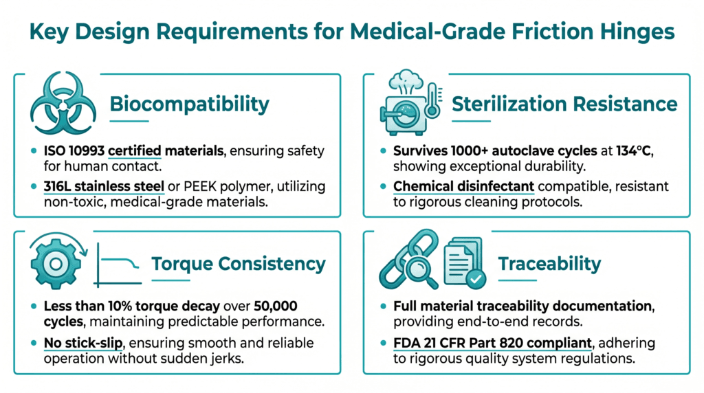 medical hinge fda compliance 1