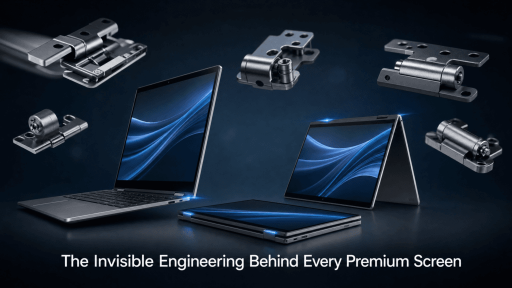 The Invisible Engineering Behind Premium Consumer Electronics: Miniaturization and Torque Design Friction Hinges 1 hero electronics 1