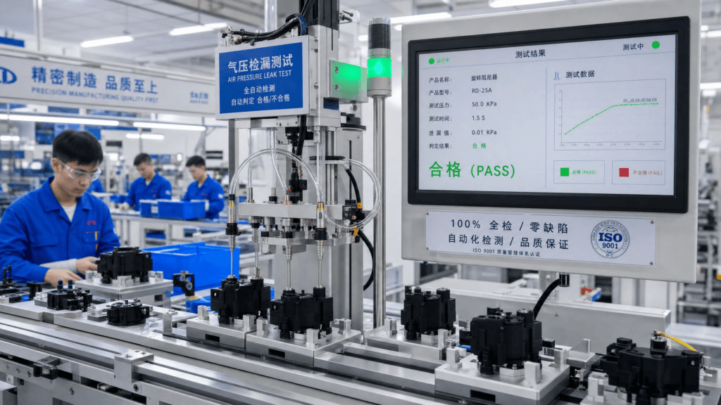 Design for Manufacturing (DFM) in Motion Control: How to Integrate Rotary Dampers and Friction Hinges Flawlessly 8 quality testing