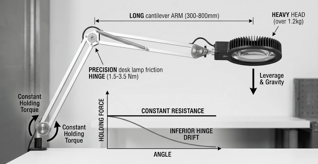 Desk Lamp Friction Hinge: 5 Rules for Smooth Adjustment 1 03a2240427a27c67edb6a2f1f6b22319